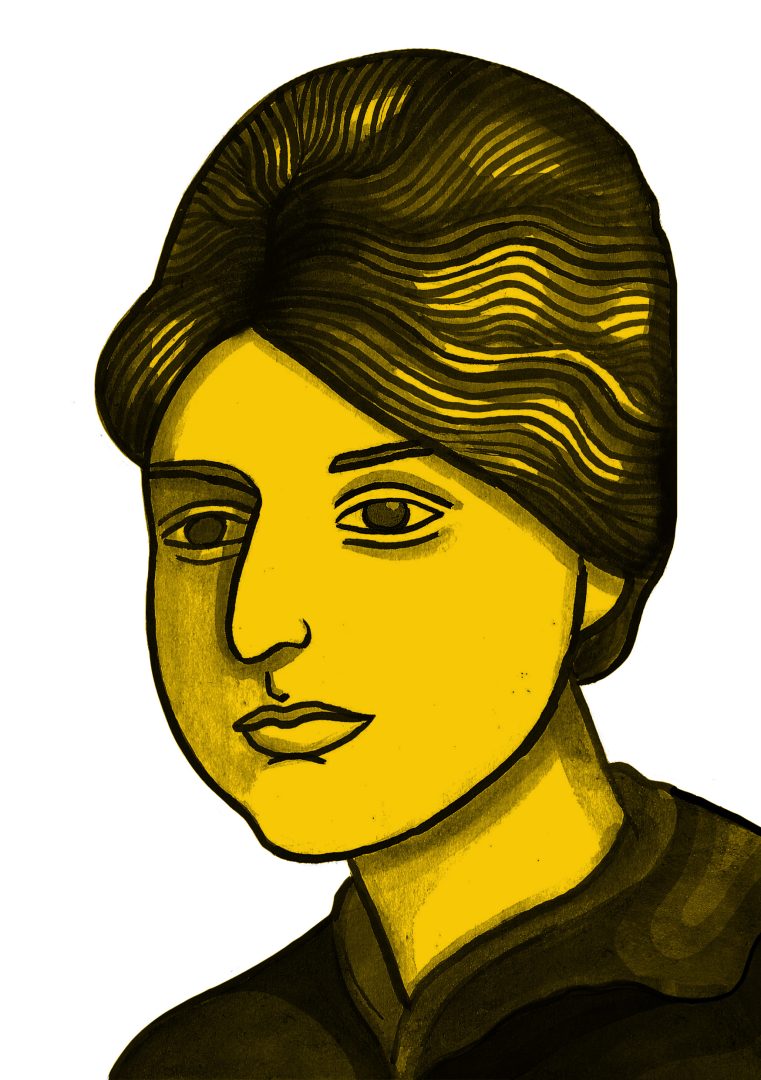 Illustration of Agnes Twiston Hughes by Molly Allen