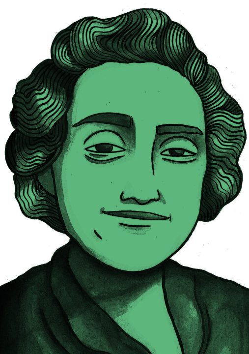 Illustration of Annie Powell by Molly Allen