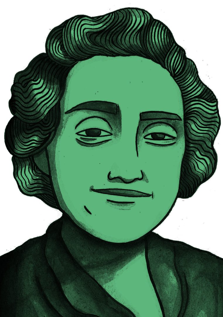 Illustration of Annie Powell by Molly Allen