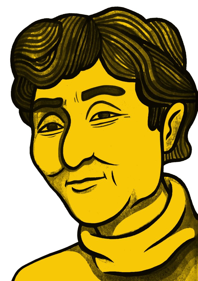 Illustration of Audrey Jones by Molly Allen
