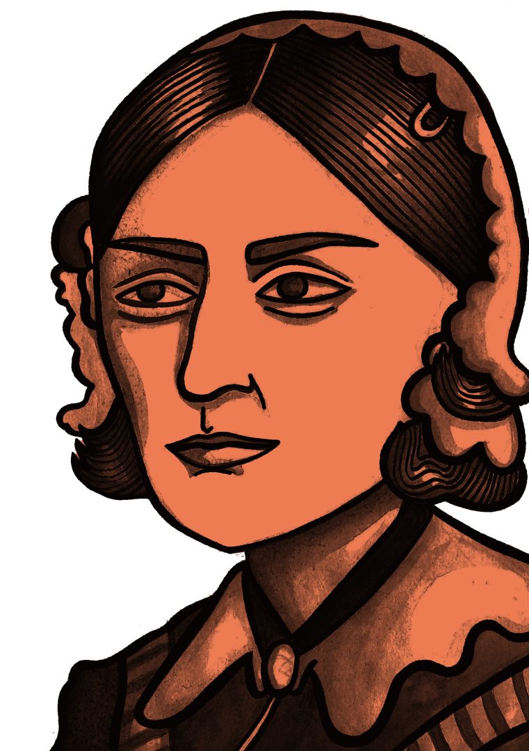 Illustration of Betsi Cadwaladr by Molly Allen