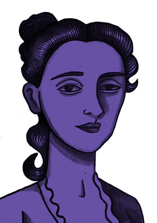 Illustration of Bridget Bevan by Molly Allen