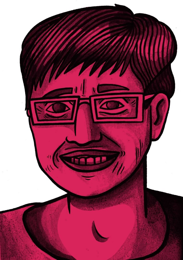 Illustration of Deirdre Beddoe by Molly Allen