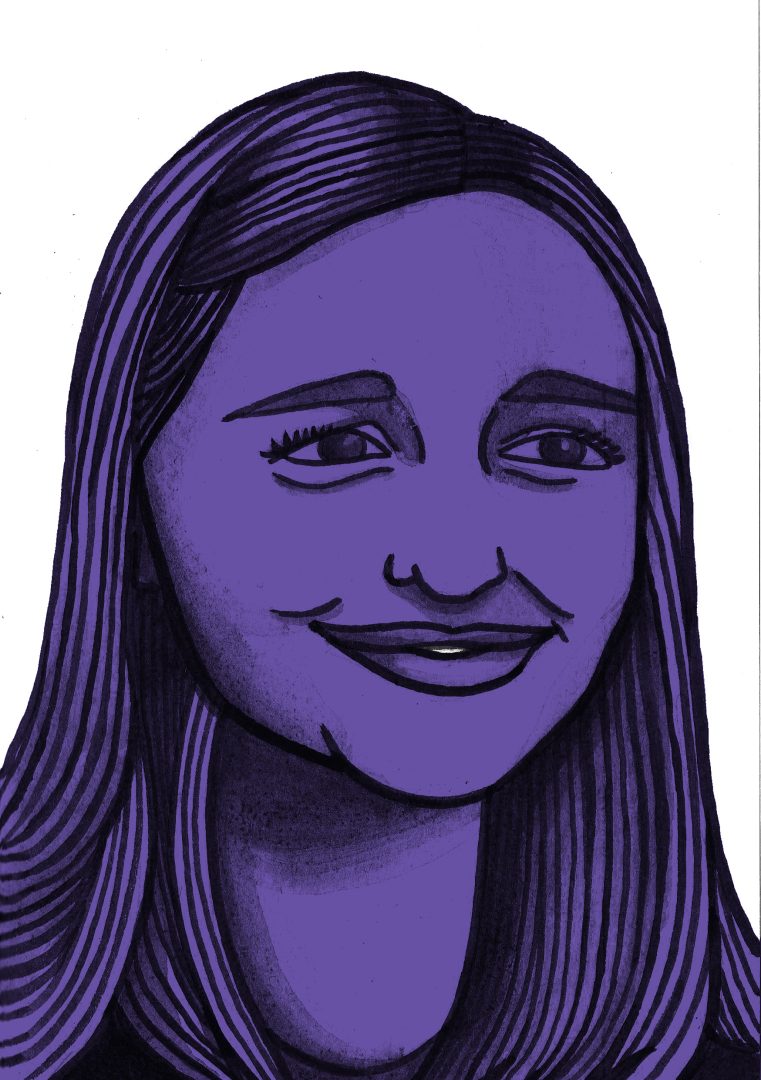 Illustration of Emily Penn by Molly Allen