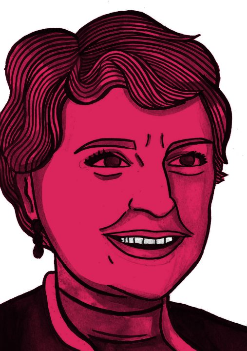 Illustration of Eirwen Gwynn by Molly Allen