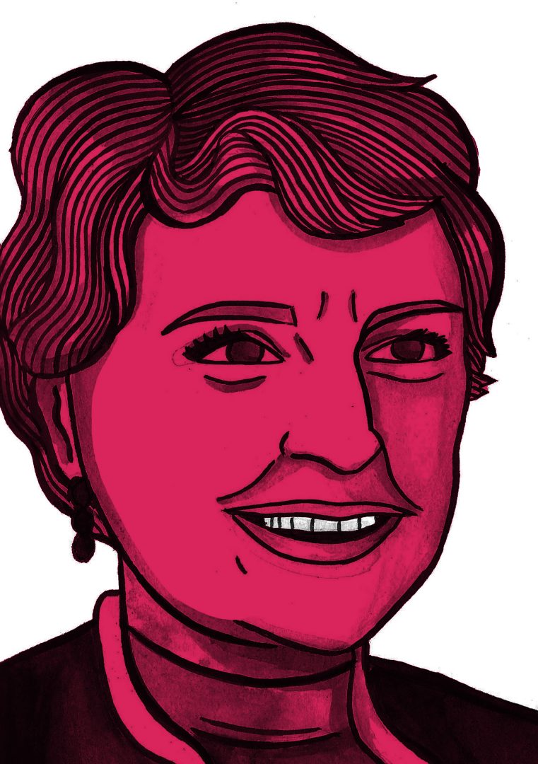 Illustration of Eirwen Gwynn by Molly Allen