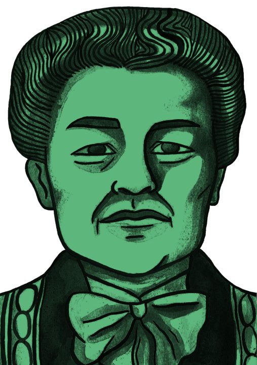 Illustration of Gwenllian Morgan by Molly Allen