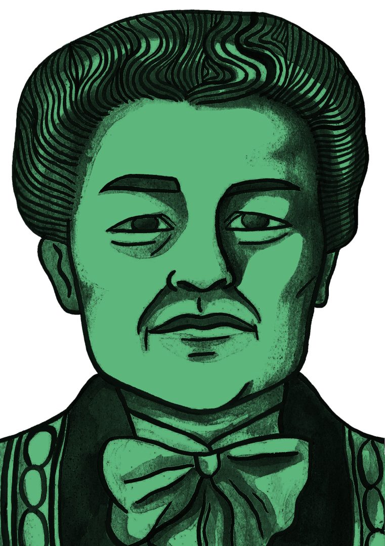 Illustration of Gwenllian Morgan by Molly Allen