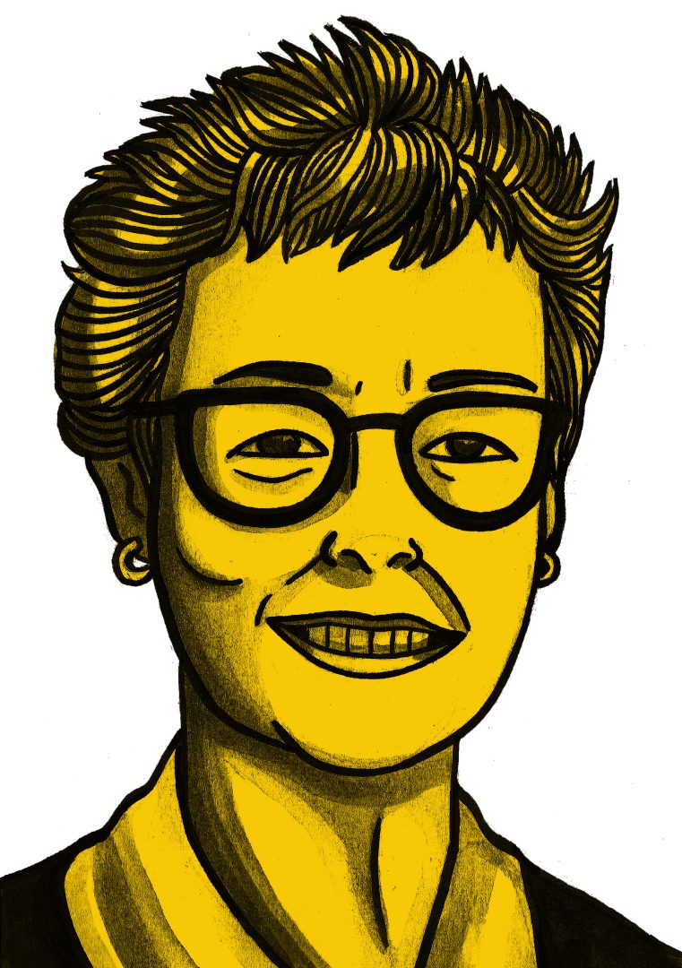 Illustration of Hilary Lappin-Scott by Molly Allen