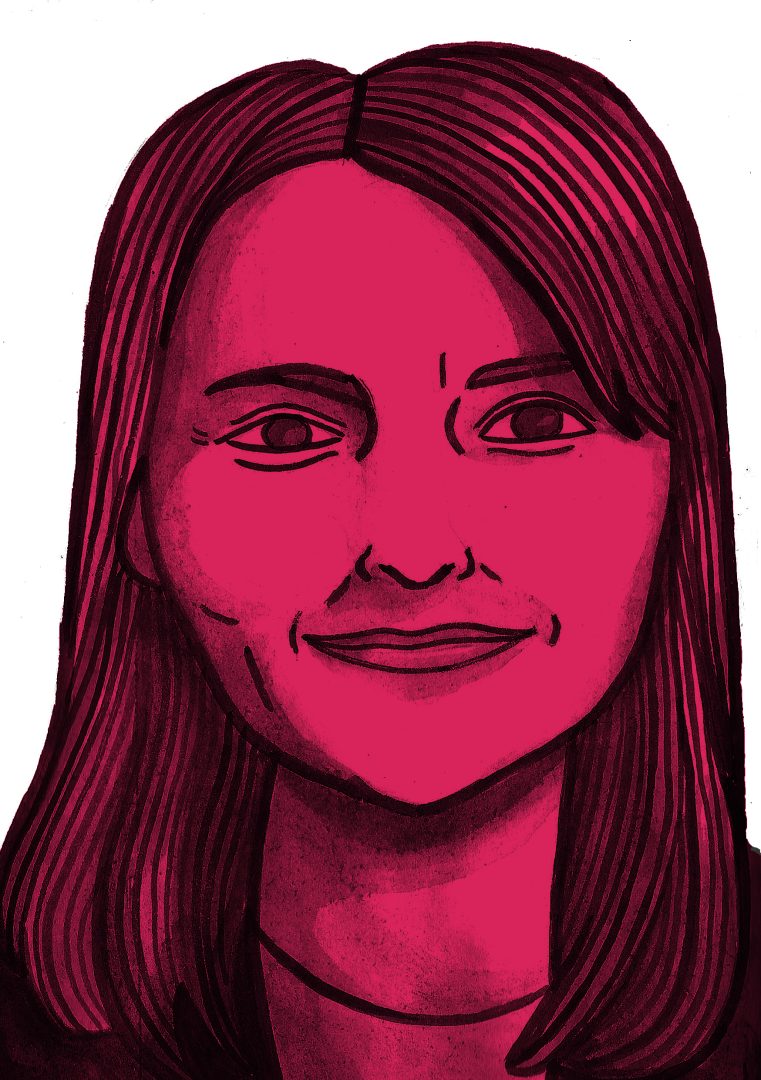 Illustration of Kirsty Williams by Molly Allen