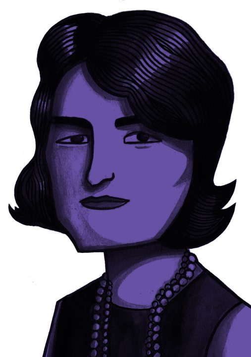 Illustration of Laura Ashley by Molly Allen