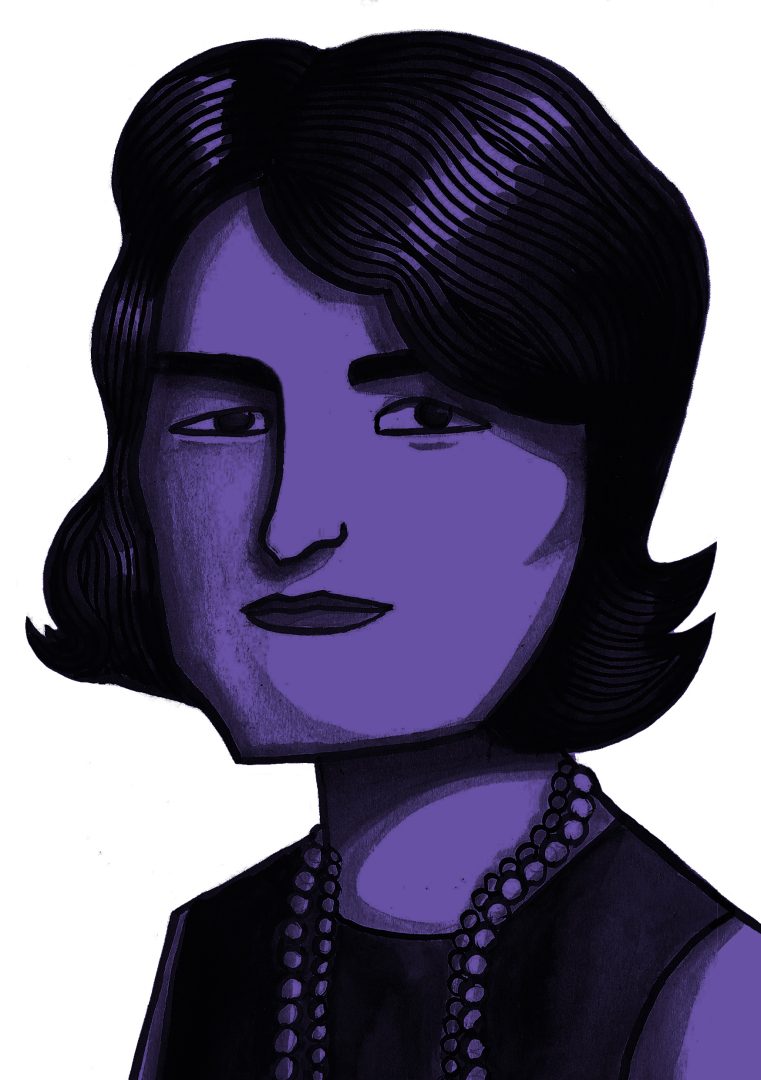 Illustration of Laura Ashley by Molly Allen