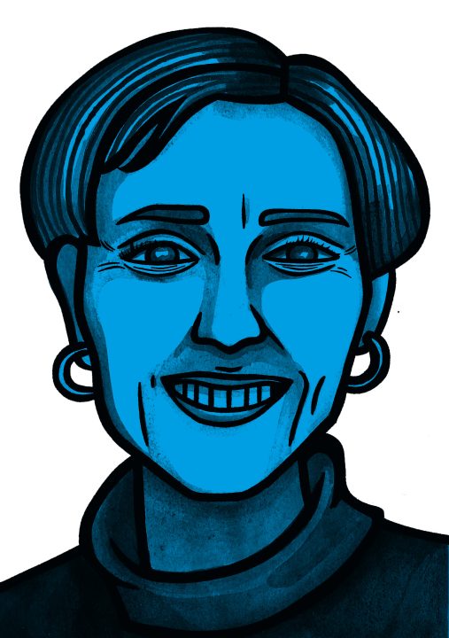 Illustration of Laura Tenison by Molly Allen