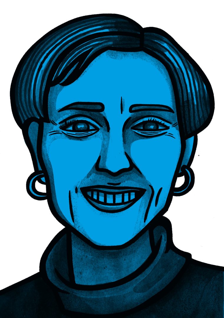 Illustration of Laura Tenison by Molly Allen