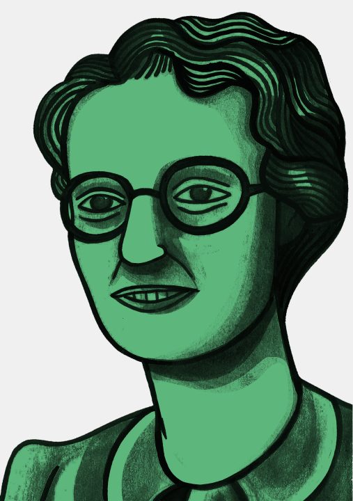 Illustration of Mair Russell-Jones by Molly Allen