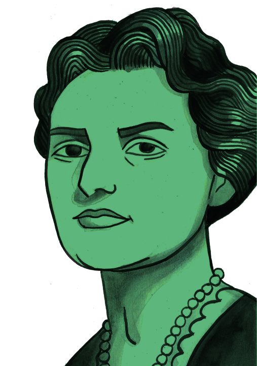 Illustration of Margaret Mackworth by Molly Allen