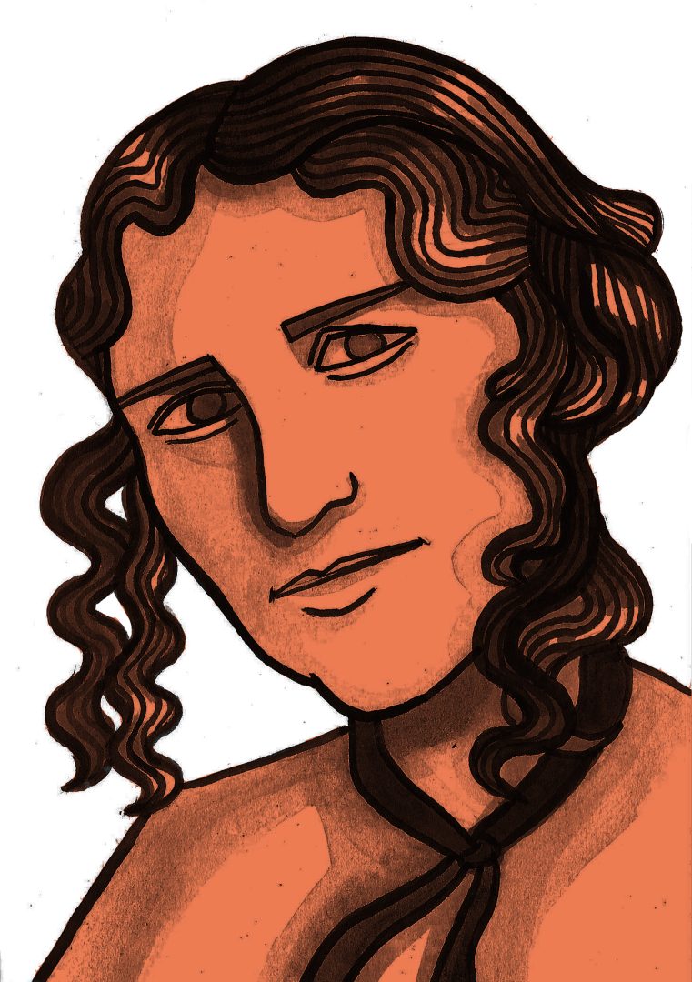 Illustration of Mary Dillwyn by Molly Allen