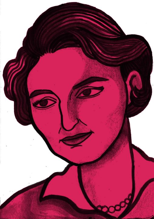 Illustration of Mary Wynne Warner by Molly Allen