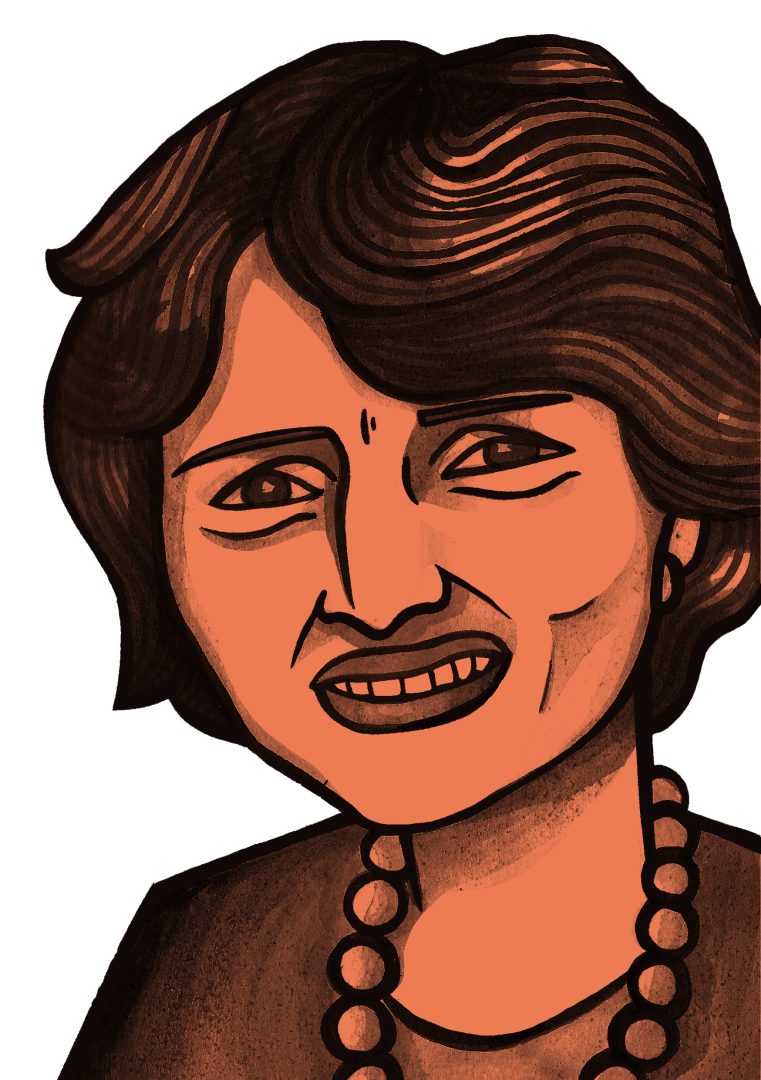 Illustration of Meena Upadhyaya by Molly Allen