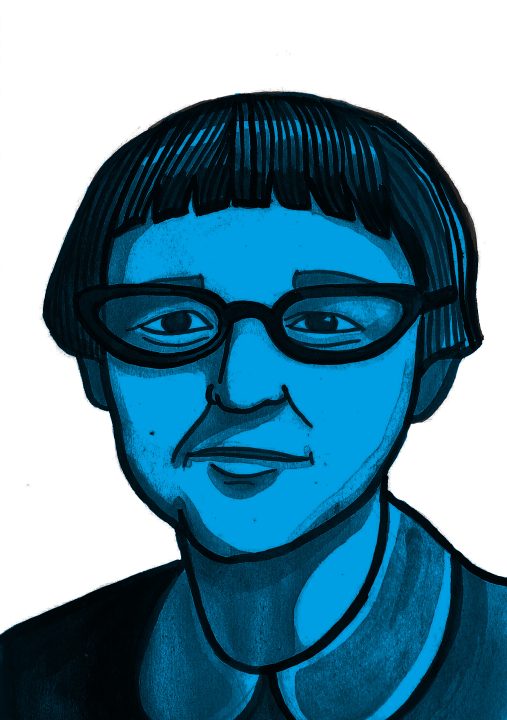 Illustration of Rachel Bromwich by Molly Allen
