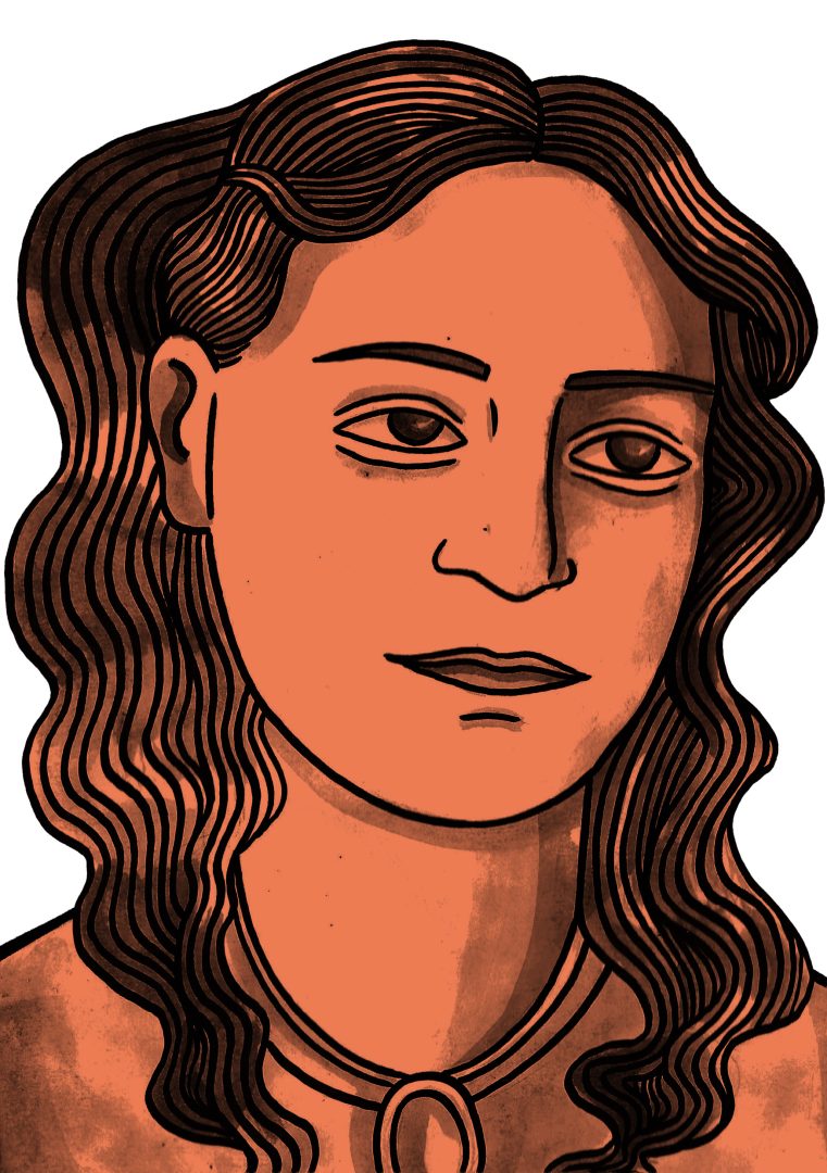 Illustration of Rose Crawshay by Molly Allen