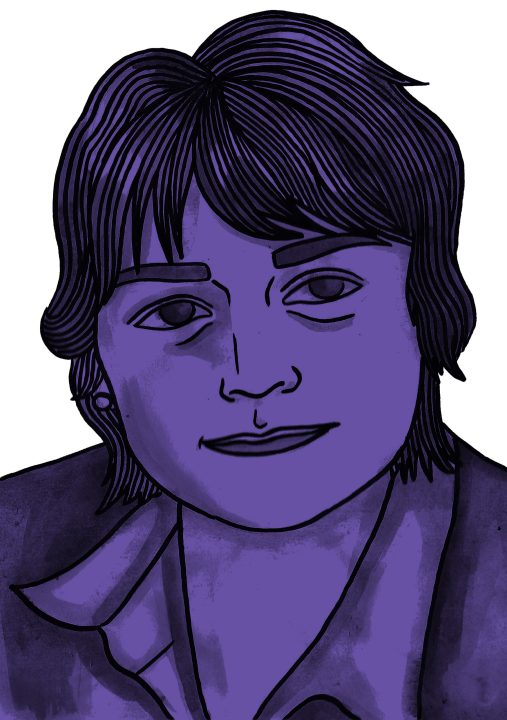 Illustration of Sian James by Molly Allen
