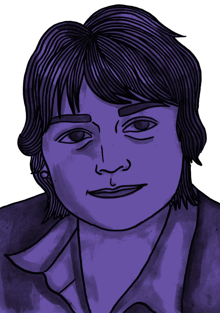 Illustration of Sian James by Molly Allen