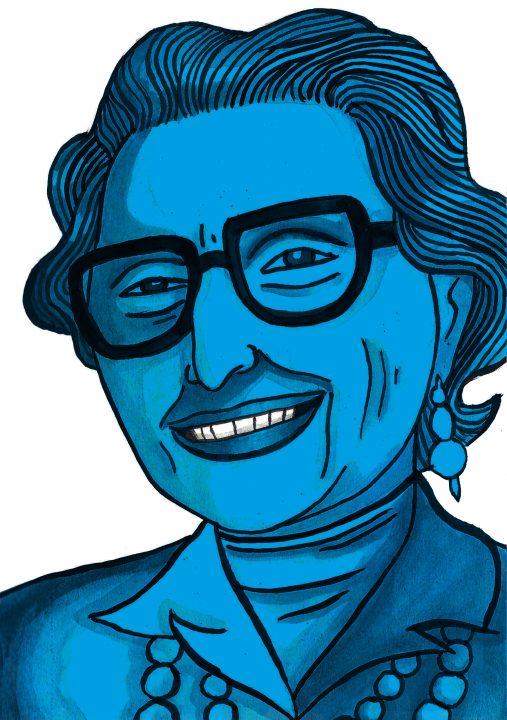 Illustration of Susan Williams-Ellis by Molly Allen