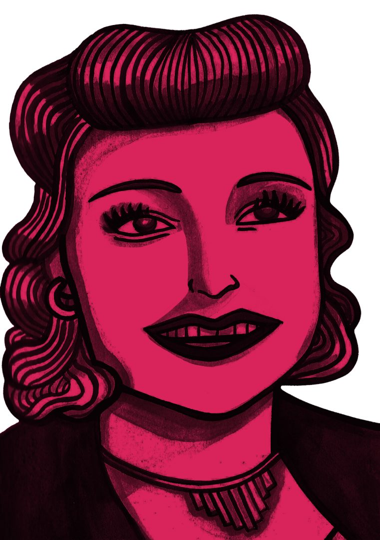 Illustration of Tessie O'Shea by Molly Allen