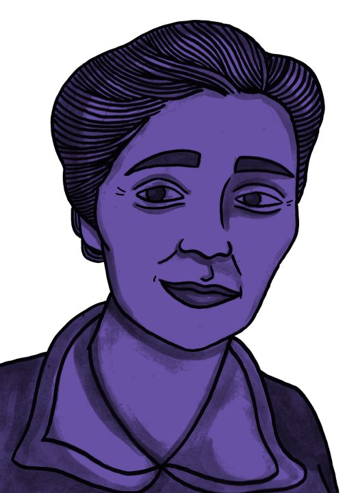 Illustration of Menna Gallie by Molly Allen