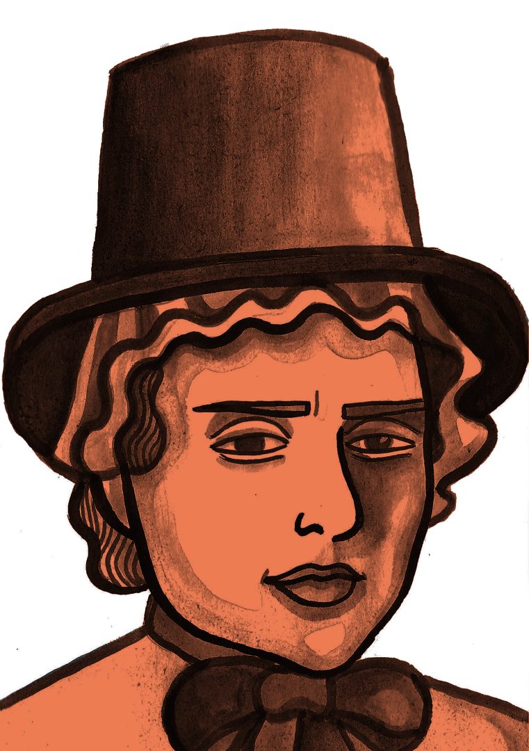 Illustration of Jemima Nicholas by Molly Allen